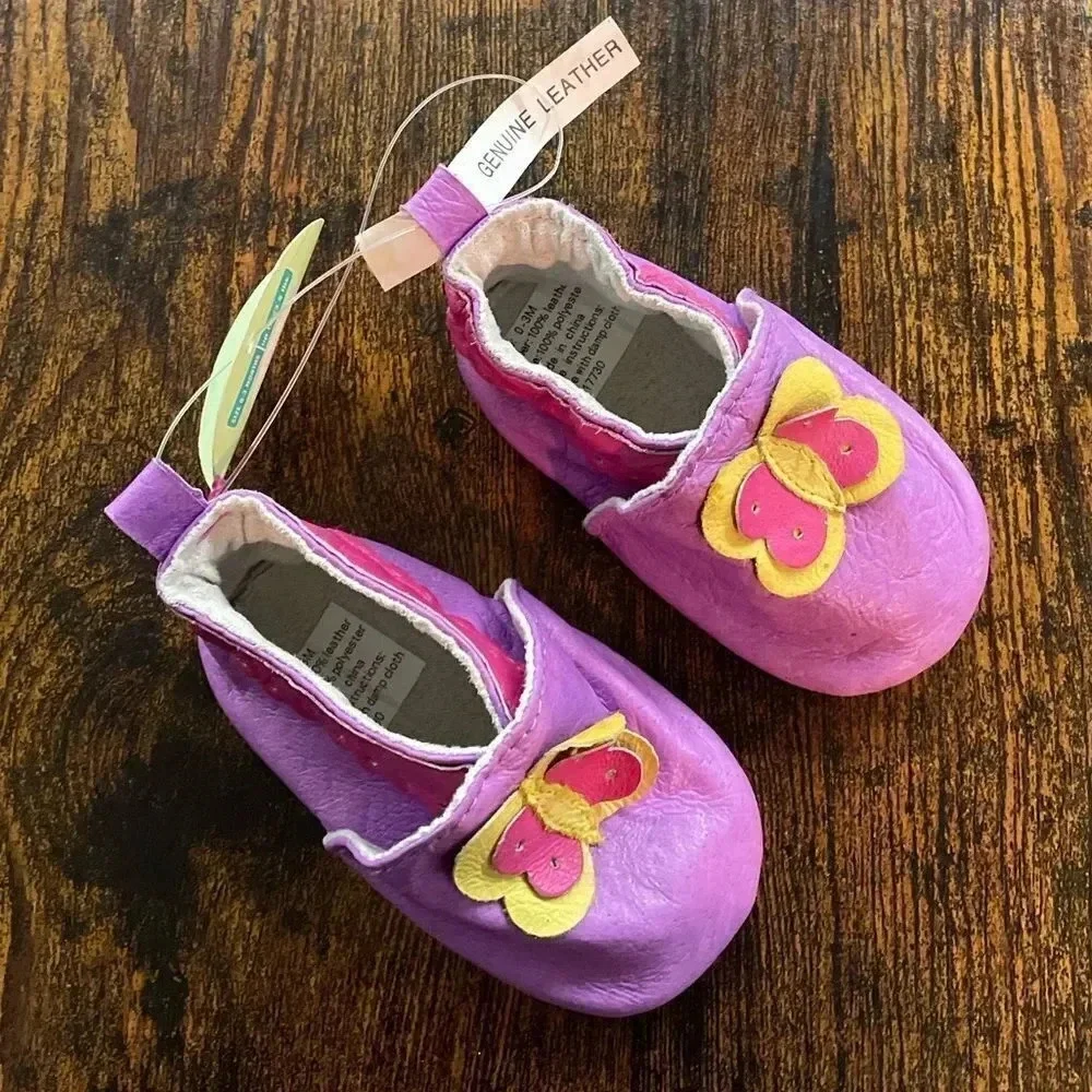 Circo Baby Soft Sole Leather Baby Girl Slip Shoes